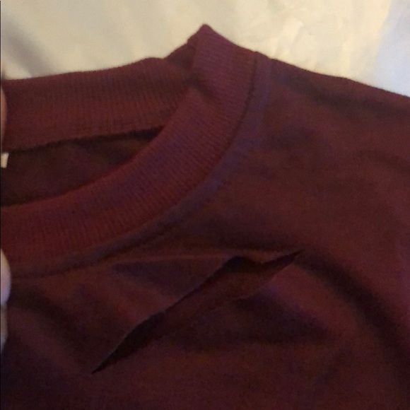 Bundle Only! Ripped Crop Sweater - Picture 4 of 5